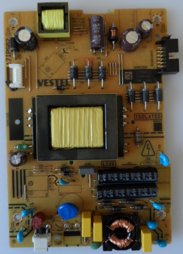 17IPS62/32INC/FINLUX POWER BOARD ,17IPS62, for 32 inc DISPLAY ,27869221,23367485,010416R4,