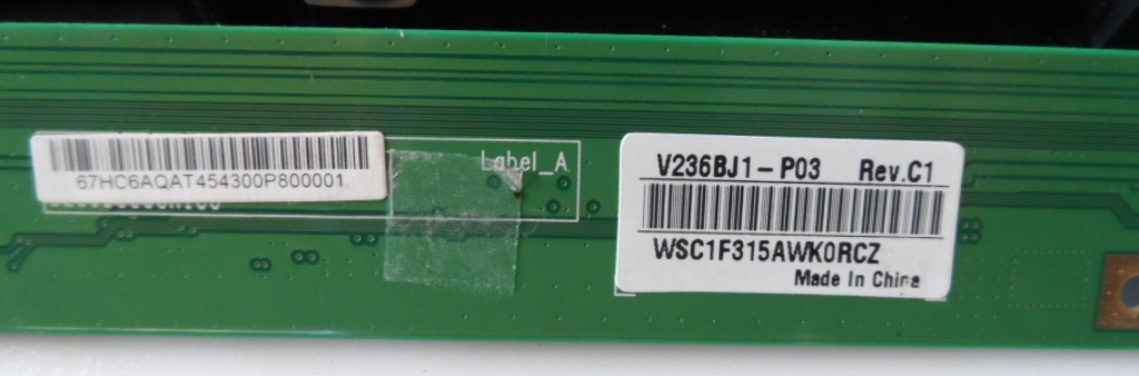 PAN/24INC/CHIMEI LCD панел ,V236BJ1-P03 Rev.C1,