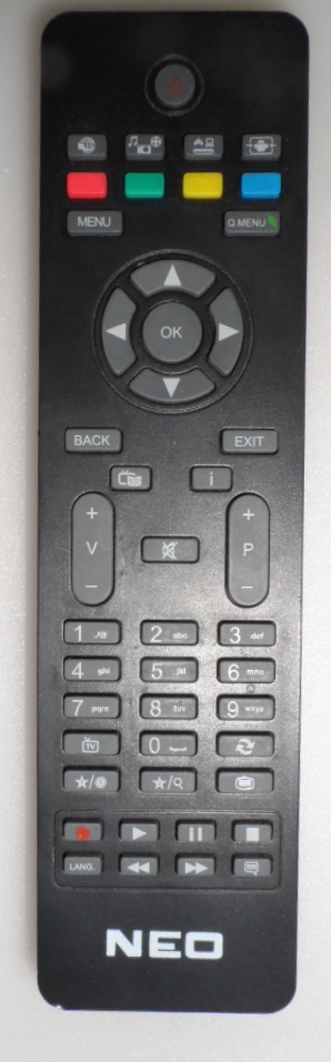 RC/NEO/VES  REMOTE CONTROL, for, NEO,  LED ,TV ,