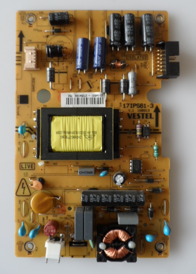 17IPS61-3/VES/LOGIK POWER BOARD ,17IPS61-3,160913,