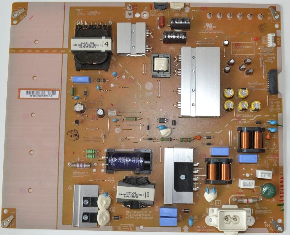 PB/LG/55UH750V POWER BOARD ,LGP55S-16UL6,EAX66735601,EAY64250001,LG 55UH750V