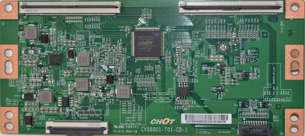 TCON/CV580U1/PH/58PUS7505 Tcon  BOARD,CV580U1-T01-CB-1,for PHILIPS 58PUS7505/12,58PUS8505/12