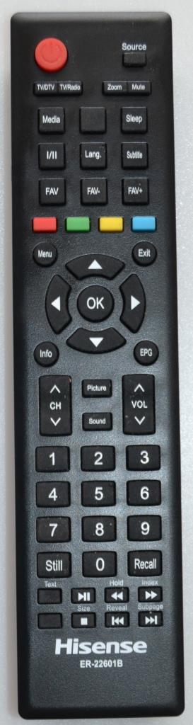 RC/HISENSE/5 ORIGINAL REMOTE CONTROL ,HISENSE ,ER-22601B,