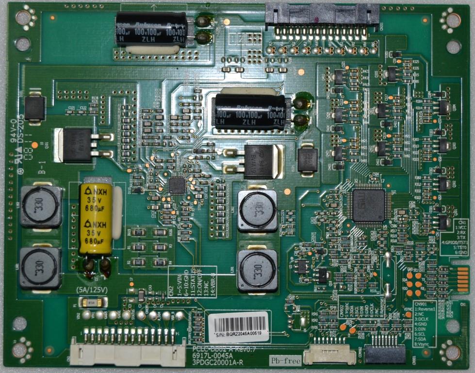 LD/32INC/LG/32LV570S LED DRIVER ,PCLC-D002 A Rev0.7,6917L-0045A,3PDGC20001A-R,