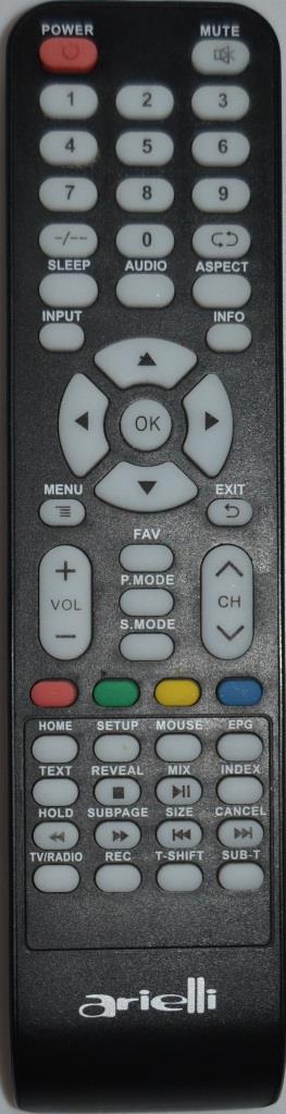 RC/ARIELLI/45A064T2 ORIGINAL REMOTE CONTROL , for ARIELLI,LED-45A064T2 UHD SMART,