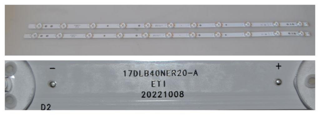 LB/40INC/VES/TFK/1 LED BACKLAIHT,17DLB40NER20-A,30116047,2x11 diod ,745mm