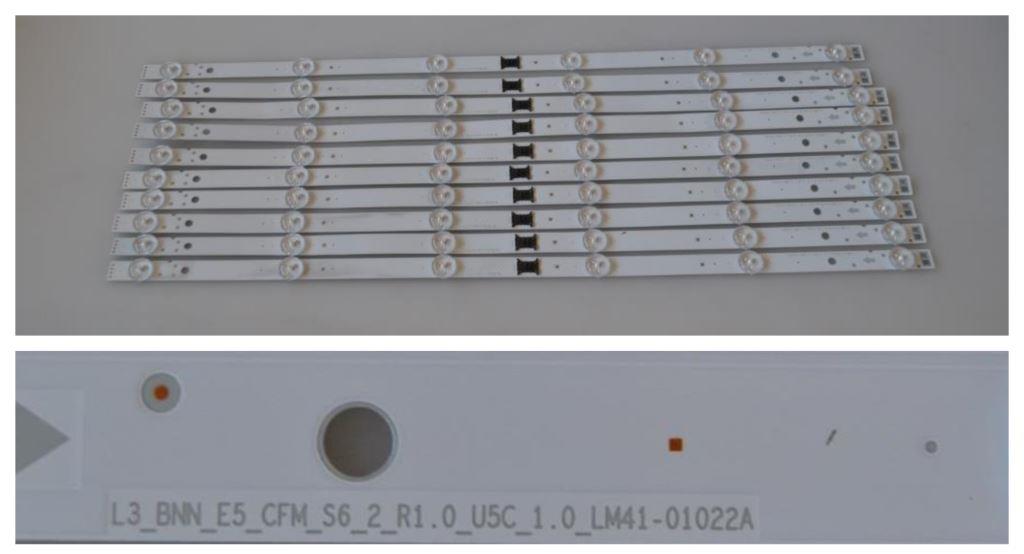 LB/55INC/SONY/55XH8096 LED BACKLAIHT  , L3_BNN_E5_CFM_S6_2_R1.0_U5C_1.0,LM41-0022A,10x6 diod 570mm