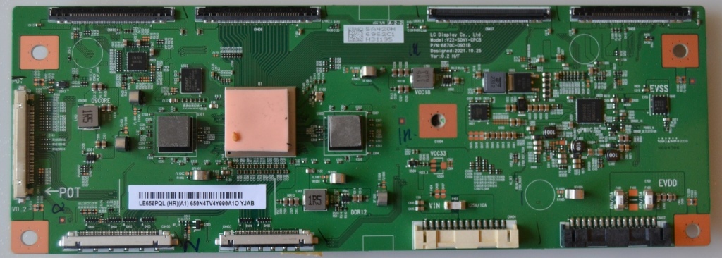 TCON/6870C0931B/65A80L TCon BOARD, 6870C-0931B,for  SONY XR-65A80L
