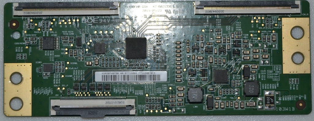 TCON/HV430FHB-GOA/TESLA TCon BOARD ,HV430FHB-GOA,47-6021331,HV430FHB-G0A,