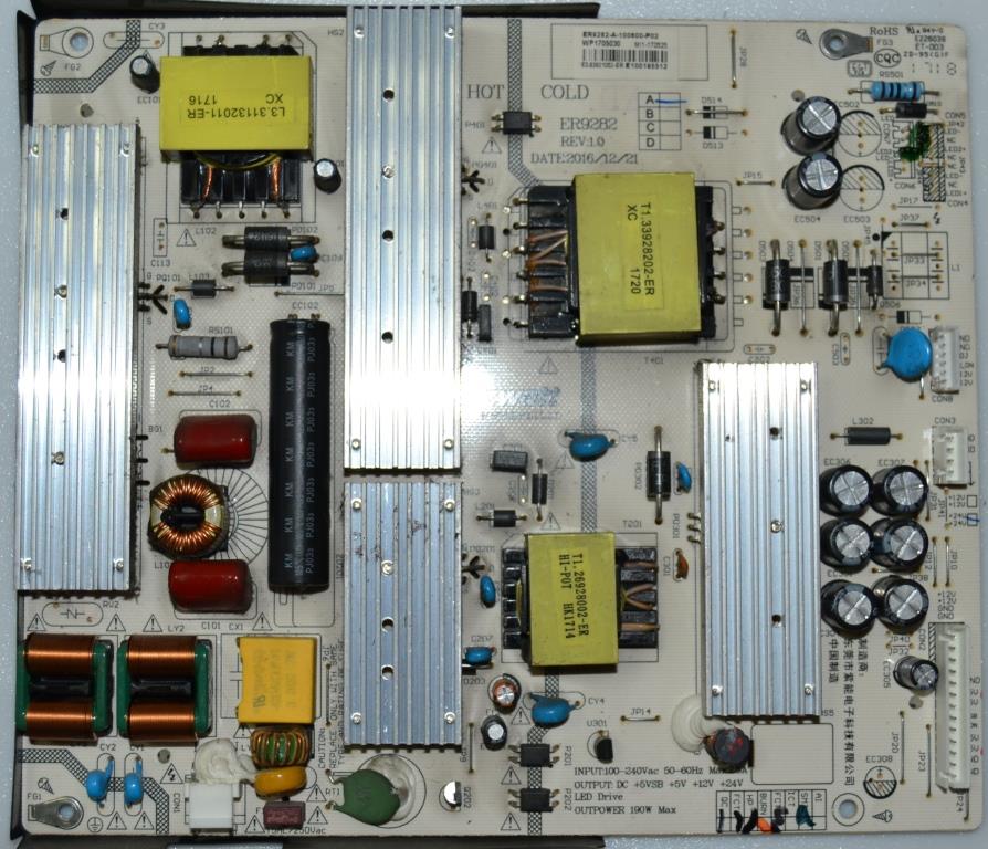 PB/ER9282/STARLIGHT POWER BOARD,ER9282 REV:1.0, for StarLight 50DM7500
