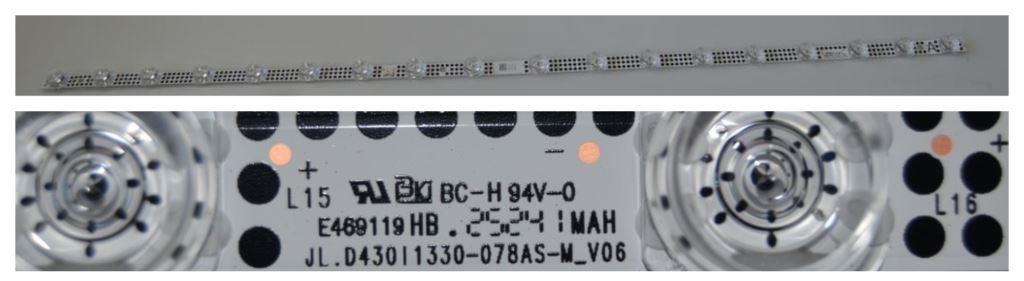 LB/43INC/VES/JVC/2 LED BACKLAIHT ,JL.D430I1330-078AS-M_V06,30122020,1x18 diod,827mm,3v,