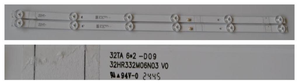 LB/32INC/CHINA/NN/36 LED BACKLAIHT  ,32TA 6*2-D09,32HR332M06N03 V0,2x6 diod,575mm,3v
