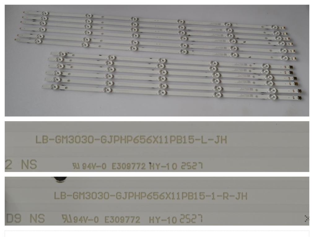 LB/65INC/PH/65PUS8510 LED BACKLAIHT,LB-GM3030-GJPHP656X11PB15-L-JM,LB-GM3030-GJPHP656X11PB15-R-JH,