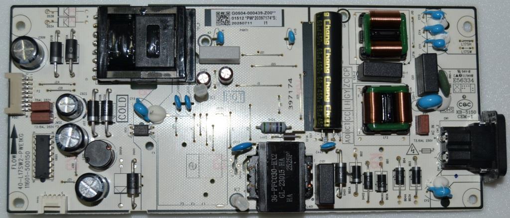 PB/TCL/55P8K POWER BOARD, 40-L17SW2-PWE1KG,11601-500150,G0504-000439-Z00, for TCL55P8K