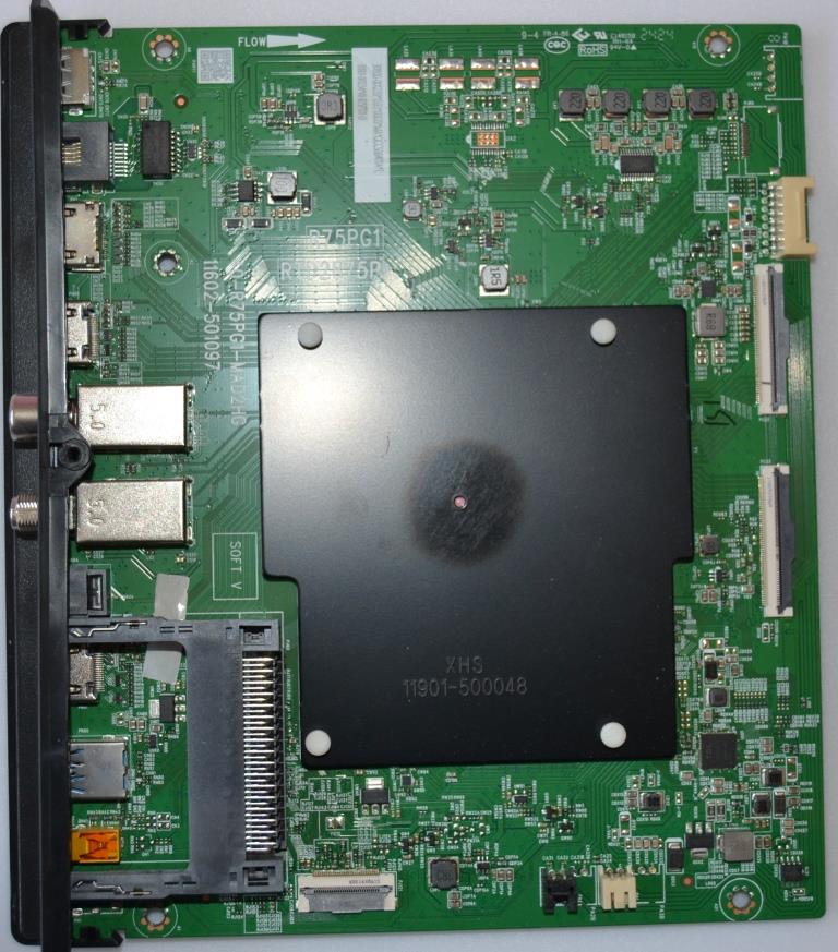MB/TCL/43C655 MAIN BOARD , 40-RT75PG1-MAD2HG,11602-501097,for TCL 43C655