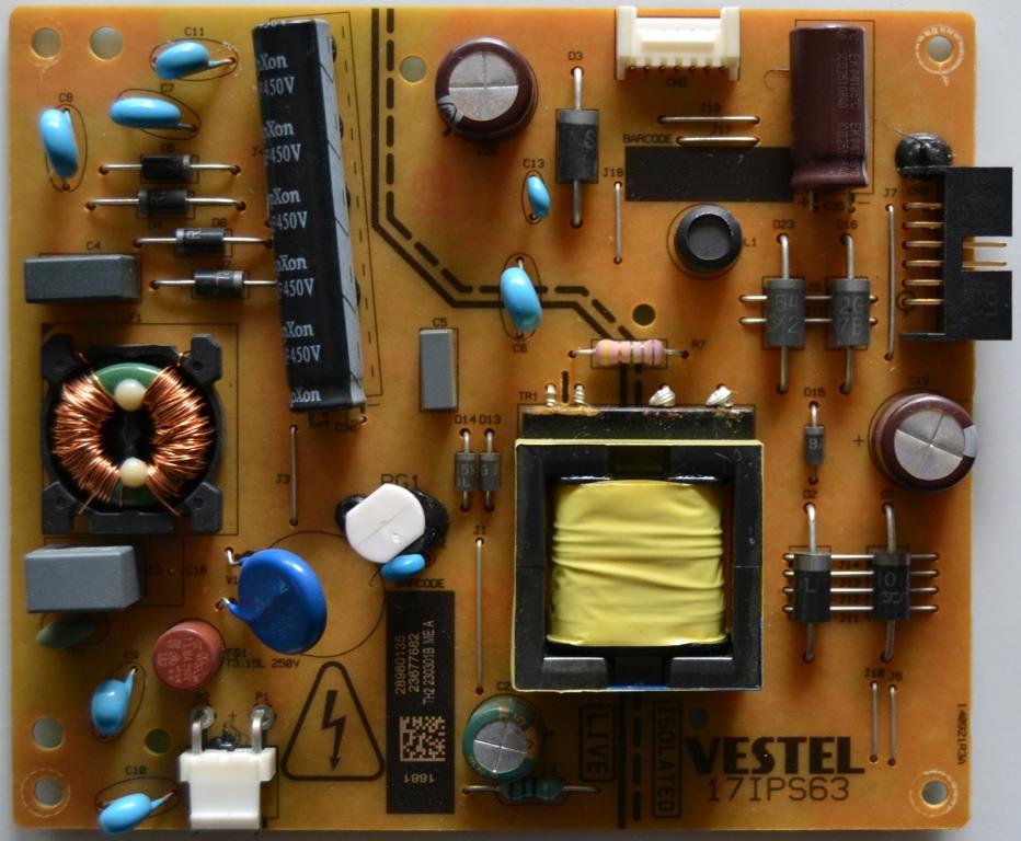 17IPS63/32INC/VES/XX POWER BOARD 17IPS63 for 32 inc DISPLAY,140921R3A,