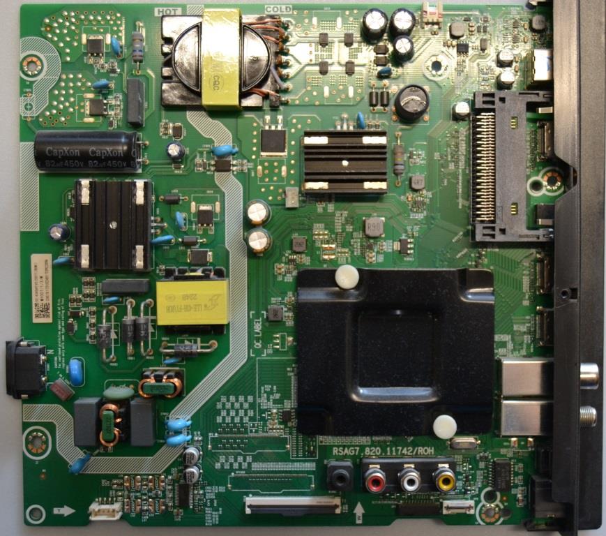 MB/RS.AG7.820.11742/HISЕНСЕ MAIN BOARD, RSAG7.820.11742/ROH,  for ,HISENSE 43E7HQ