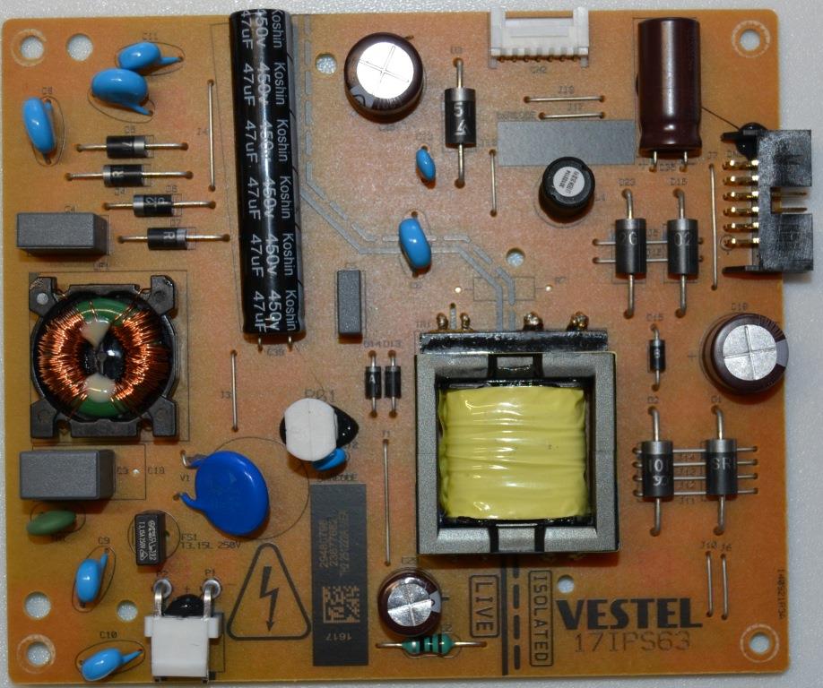 17IPS63/32INC/JVC/6 POWER BOARD 17IPS63 for 32 inc DISPLAY, 29480796,23677682,140921R3A