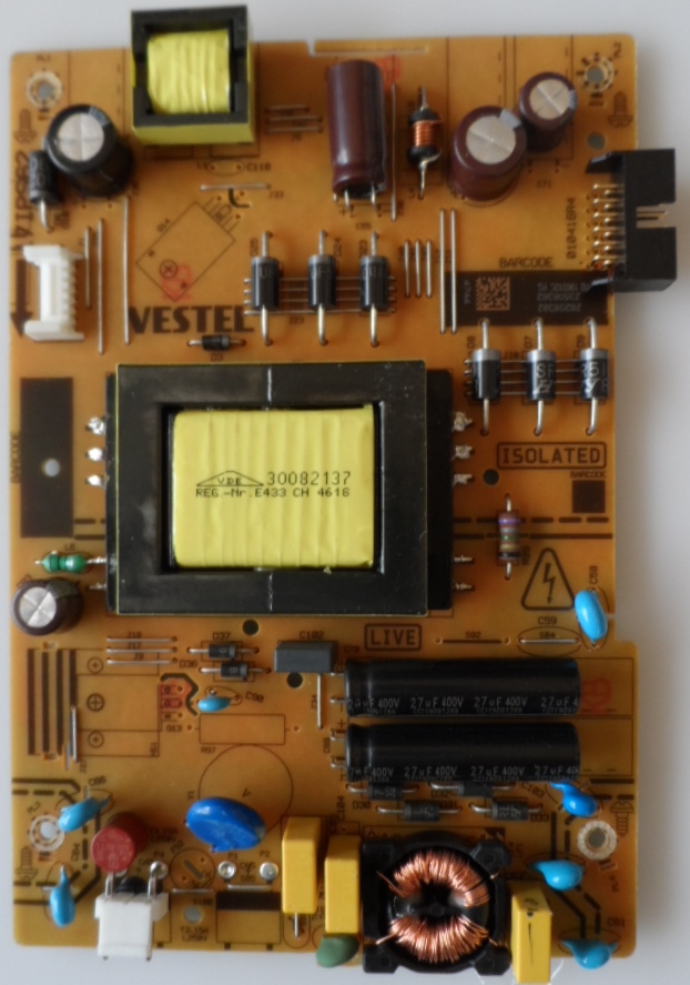 17IPS62/32INC/JVC/10 POWER BOARD ,17IPS62, for 32 inc DISPLAY ,28208382,23506362,010416R4,