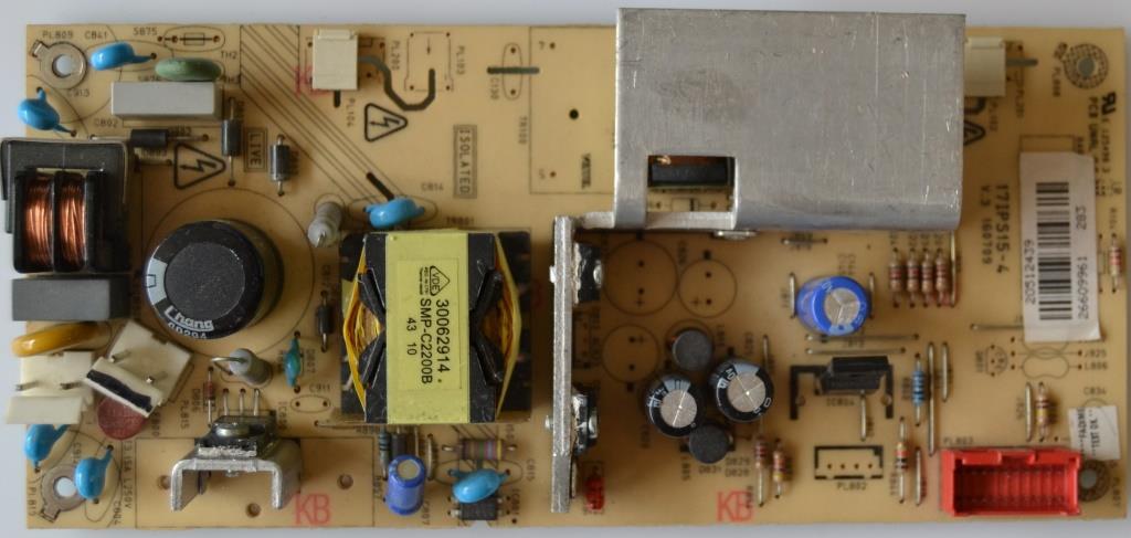 17IPS15-4/VES POWER BOARD ,17IPS15-4 V.3 160709,20512439,26609961,283,