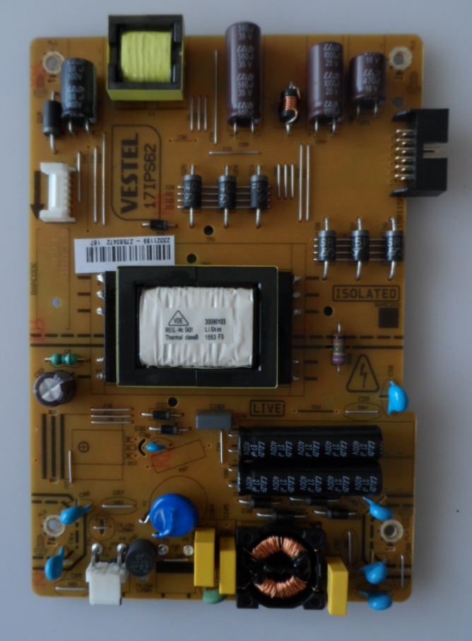 17IPS62/32INC/JVC/2 POWER BOARD ,17IPS62, for 32 inc DISPLAY ,23321189,27580472,