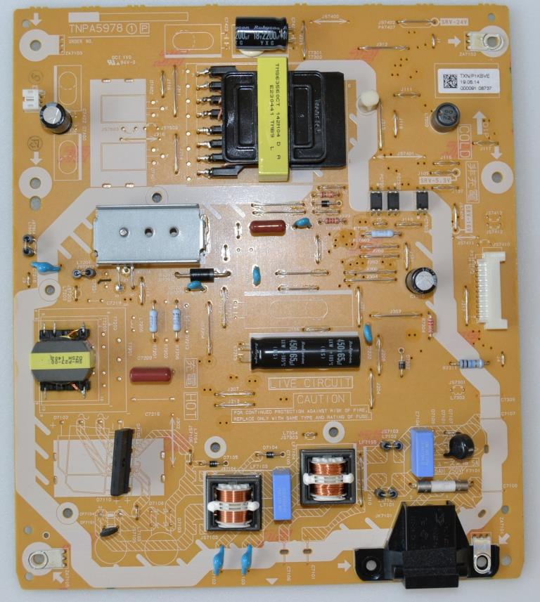 PB/39INC/PAN/39ASW754 POWER BOARD ,TNPA5978 1 P,TXN/P1KBVE,for ,PANASONIC TX-39ASW754