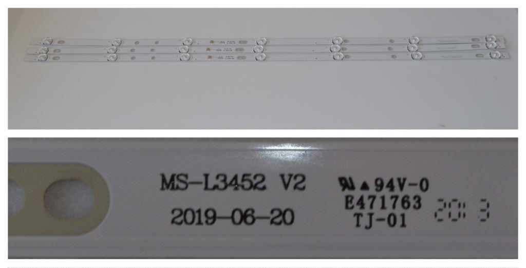 LB/43INC/NEO/4341 LED BACKLAIHT  ,MS-L3452 V2, 3x7 diod 810 mm 3v
