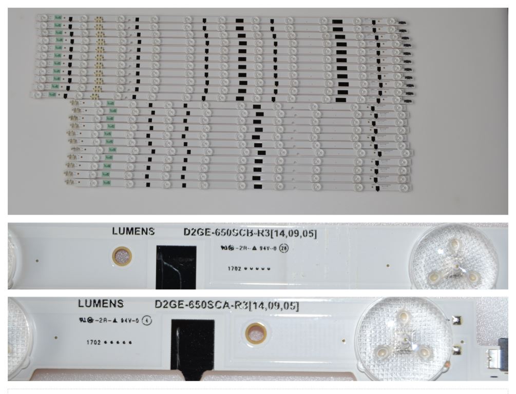LB/65INC/SAM/DISPLAY LED BACKLAIHT ,D2GE-650SCA-R3,D2GE-650SCB-R3,BN96-25316A,BN96-25317A,