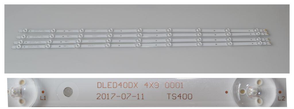 LB/40INC/CHINA/10 LED BACKLAIHT  ,DLED40DX 4X9 0001,2017-07-11 TS400 ,4x9 diod ,780 mm