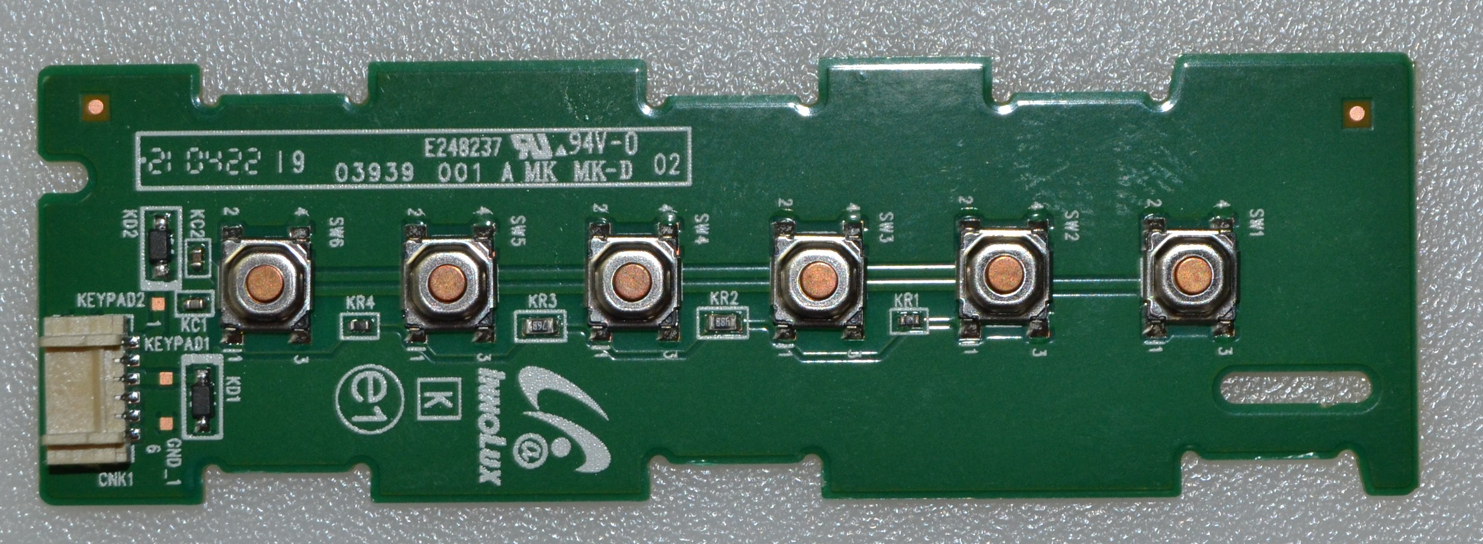 BB/PAN/58JX800E  Блок бутони ,DY30M18,for Panasonic TX-58JX800E,