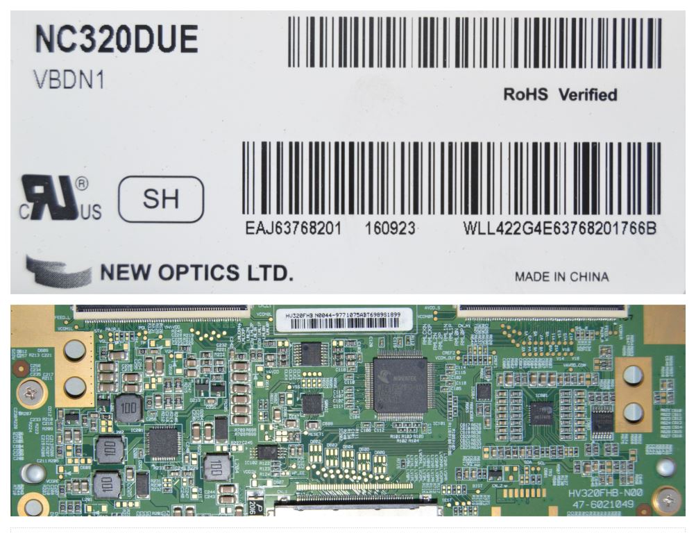 PAN/32INC/LG/NC320DUE/BOE LCD панел ,NC320DUE VBDN1 ,HV320FHB-N00