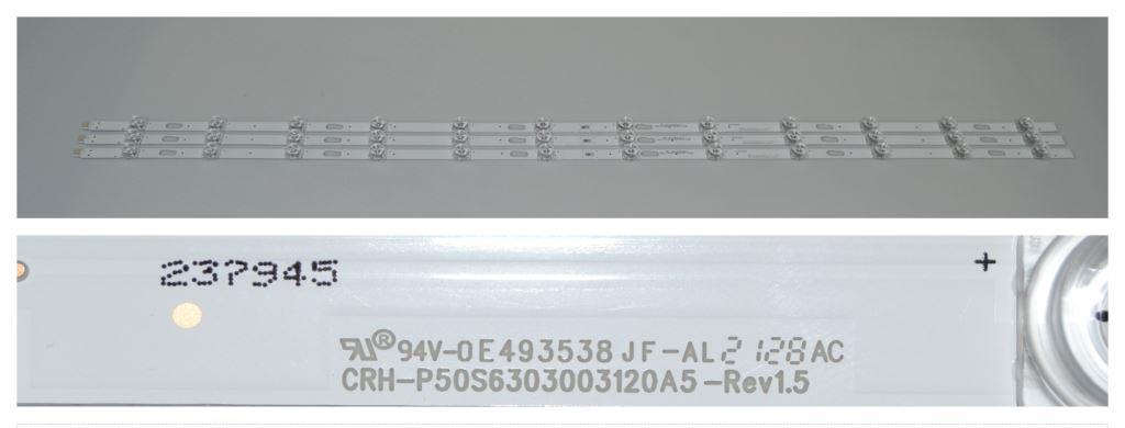 LB/50INC/SAM/50AU7172 LED BACKLAIHT ,CRH-P50S6003003120A5-Rev1.5, 3x12 diod 960mm