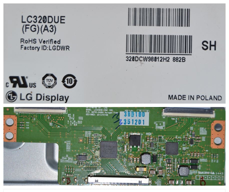 PAN/32INC/LG/FHD LCD панел ,LC320DUE (FG) (A3),