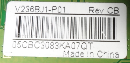 PAN/24INC/CHIMEI/1 LCD панел ,V236BJ1-P01 Rev.CB,