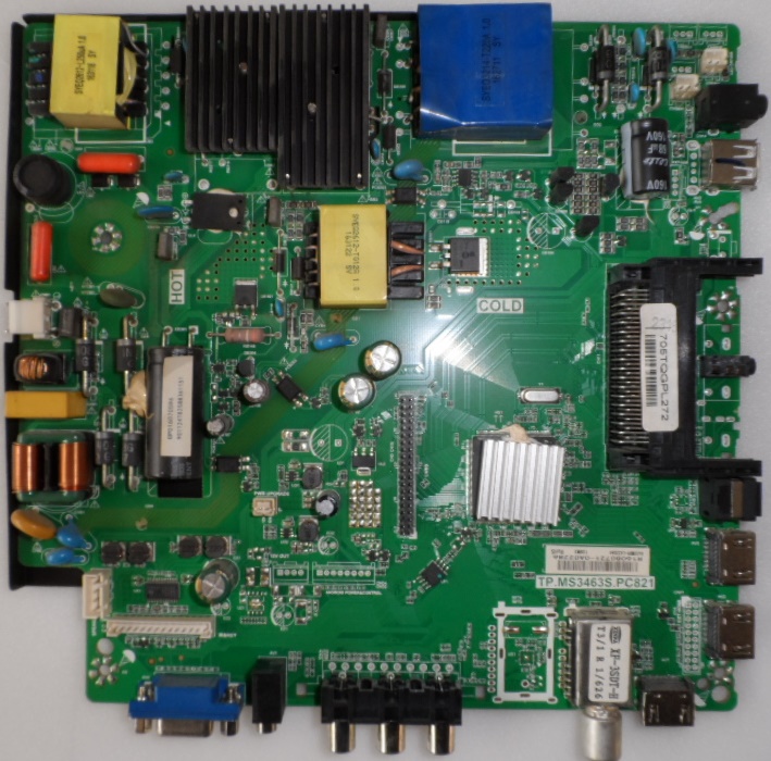 MB/43INC/PH/43PFT4001 MAIN BOARD ,TP.MS3463S.PC821, for ,PHILIPS 43PFT4001/12,