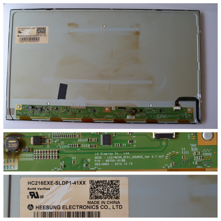 PAN/22INC/LG LCD панел ,HC216EXE-SLDP1-41XX,