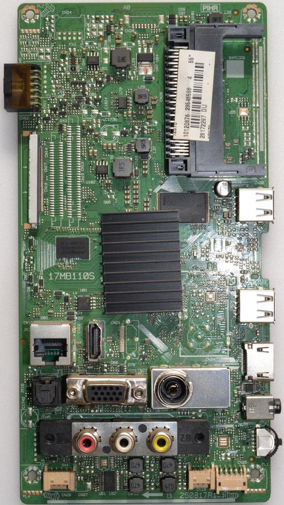 17MB110S/55INC/FINLUX MAIN BOARD, 17MB110S, for 55 inc DISPLAY,10120876,23546598,28172297,250817R1,