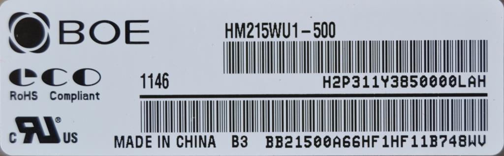PAN/22INC/BOE LCD панел ,HM215WU1-500,