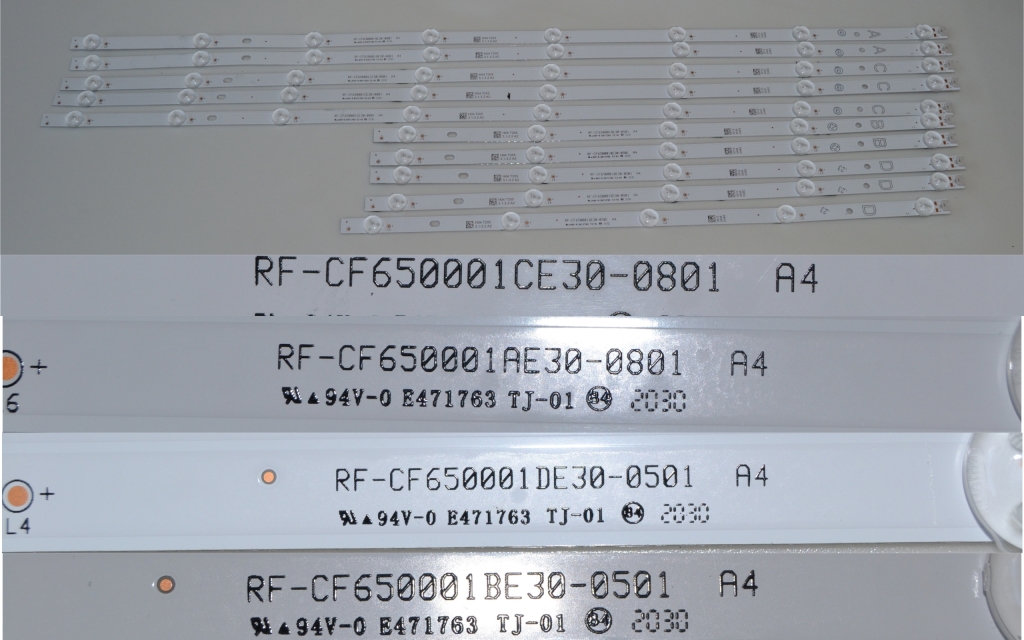 LB/65INC/HITACHI LED BACKLAIHT  , RF-CF650001AE30-0801,RF-CF650001BE30-0501,RF-CF650001CE30-0801,RF-CF650001DE30-0501